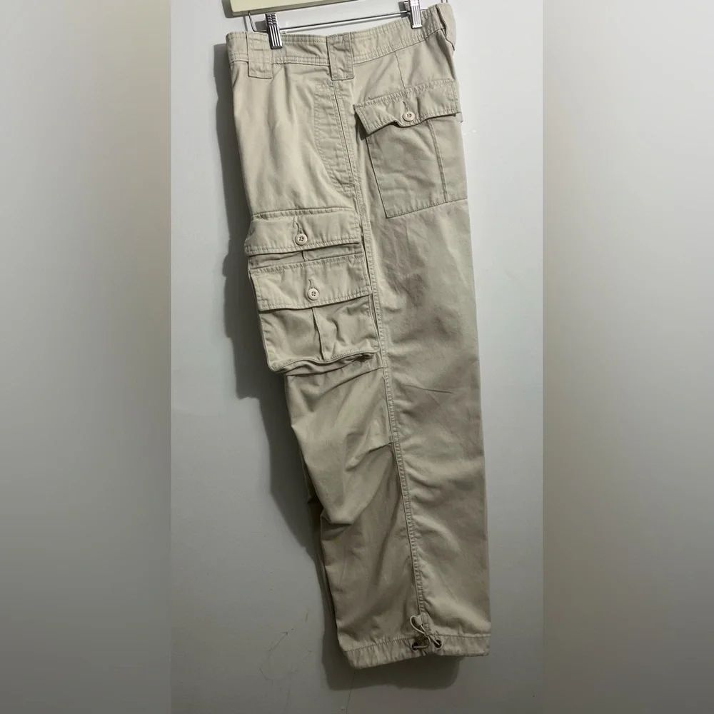 BDG Men’s Cargo Pants Beige Utility Y2K Streetwear Size S